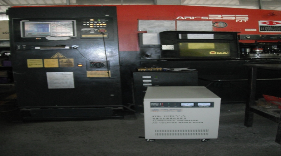 打孔機折板機穩壓器使用